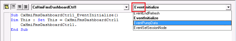 FMS ActiveX Controls - Events